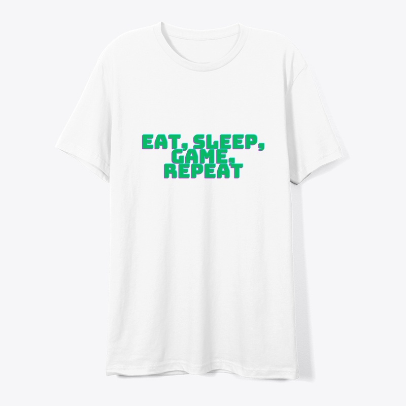 Eat, Sleep, Game, Repeat T-Shirt Design
