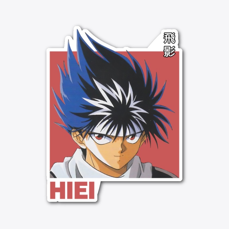 Hiei Dragon‑Flame Anime Tee