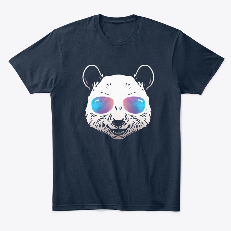 Cute Panda in Sunglasses (Colored+sg04)