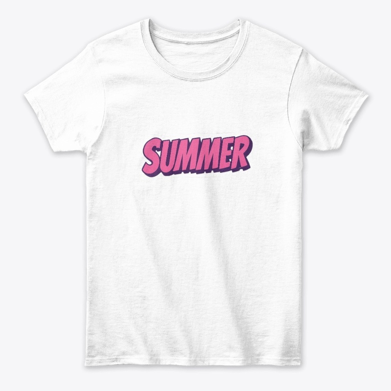 Bold Comic-Style "SUMMER" Typography