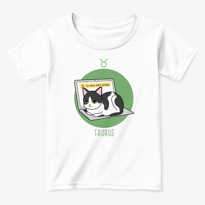 Zodiac Cat - Taurus (Kids and Babies)