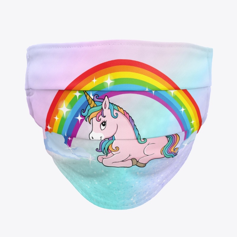 Legendary unicorn facemask