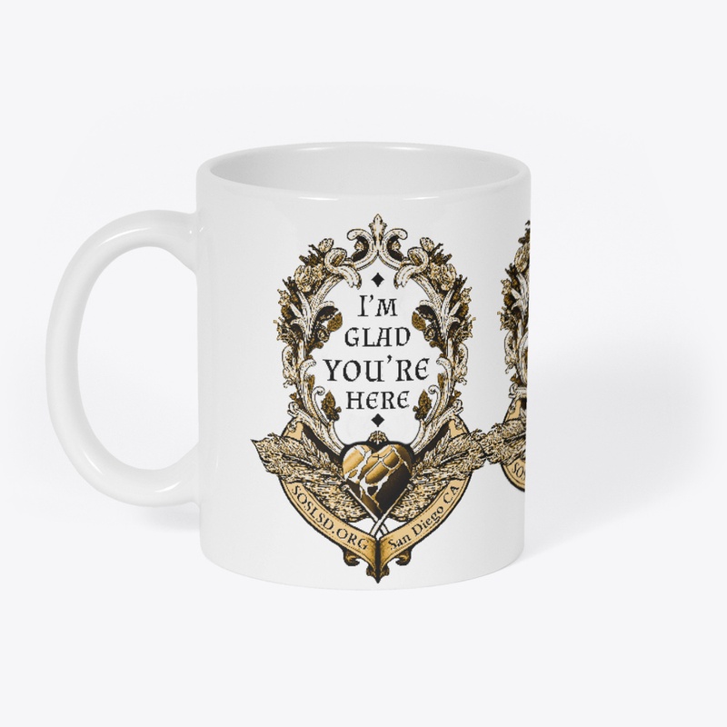 Esoterica Glad mug in sepia (triple)