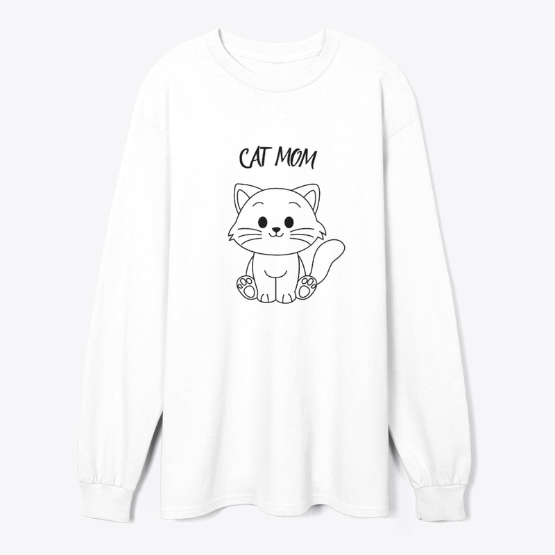 CAT MOM - Cute Kitten Tee - FC2