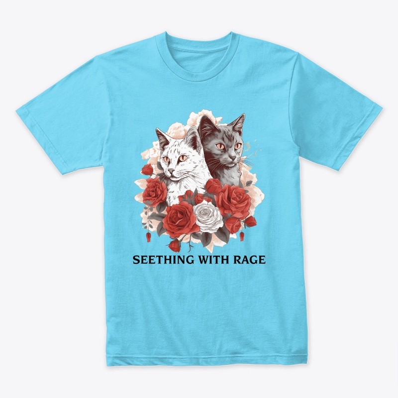 Funny Cat Roses Seething With Rage
