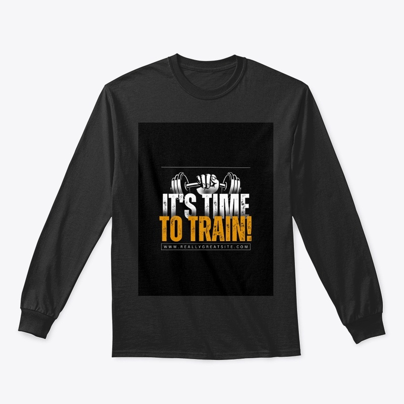 Time to Train -THE Black T-Shirt