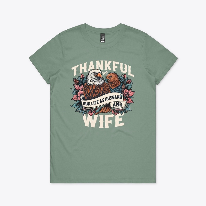 Thankful Husband Wife T-Shirt