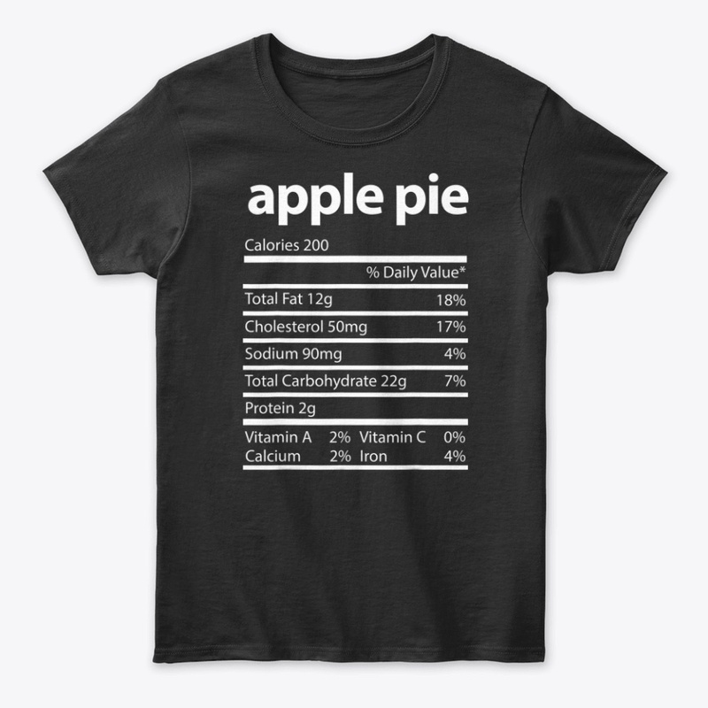 Funny Apple Pie Family Thanksgiving Nutr
