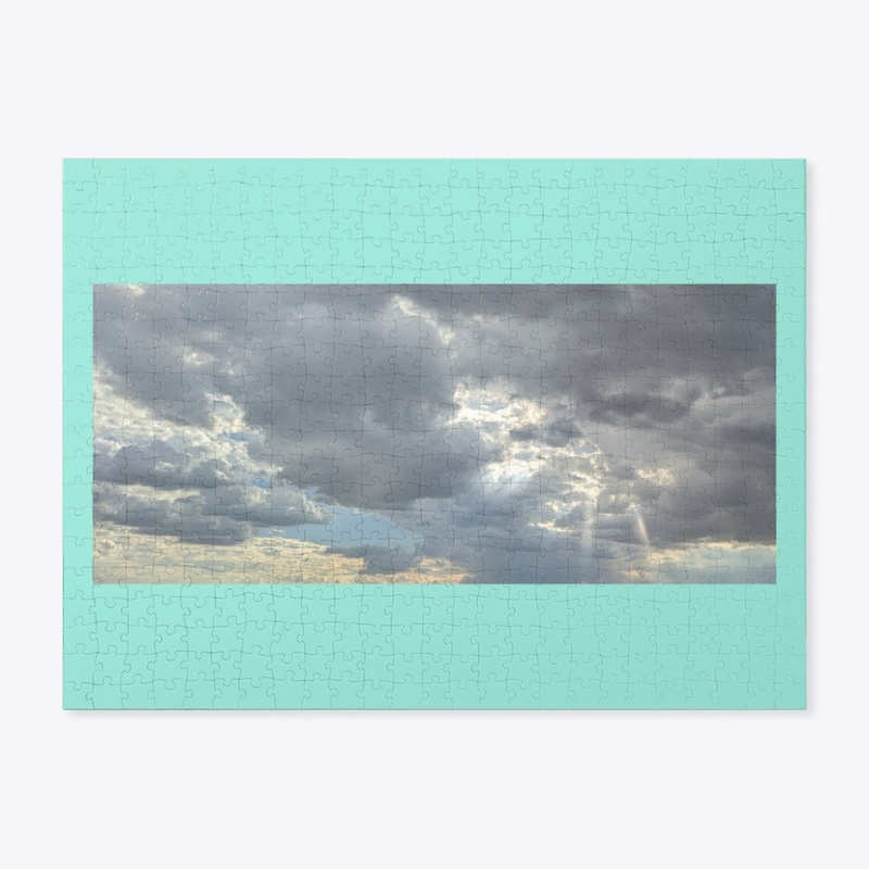 the clouds from below