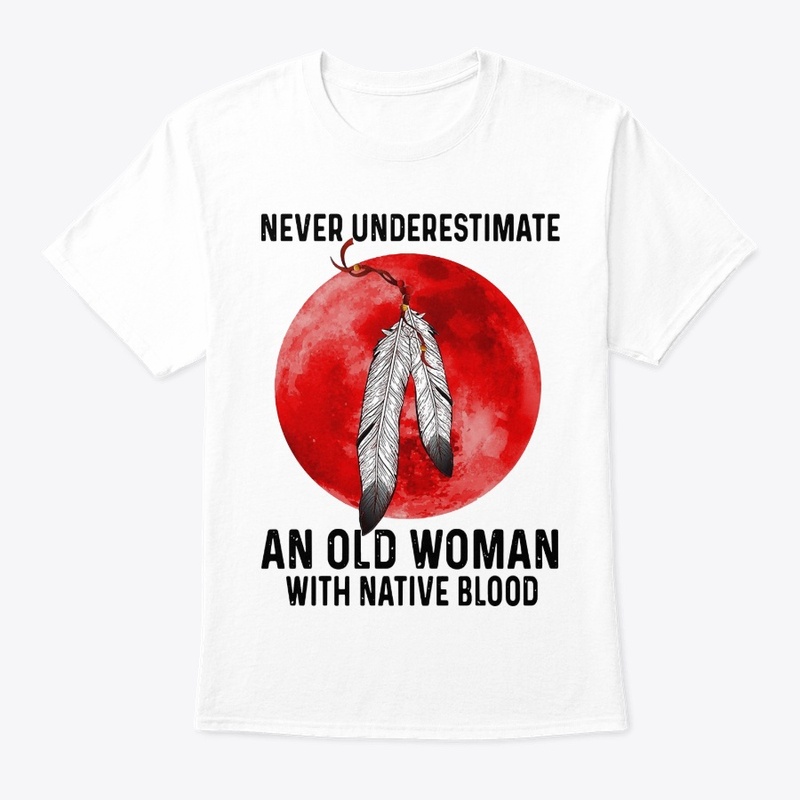 An Old Woman With Native Blood Shirt