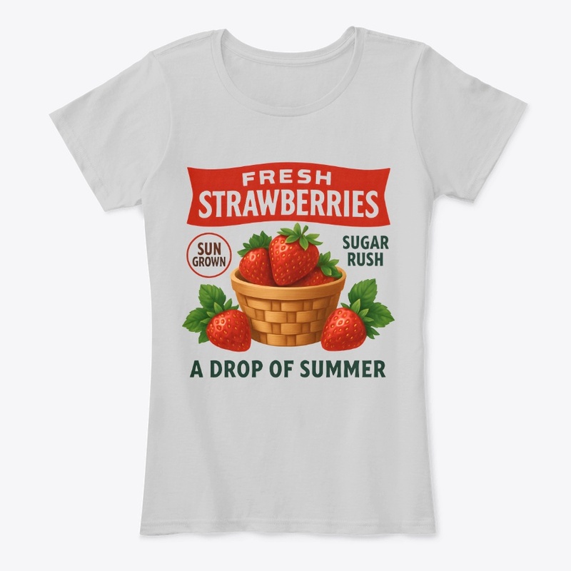 Strawberries | Vintage Fruit Art