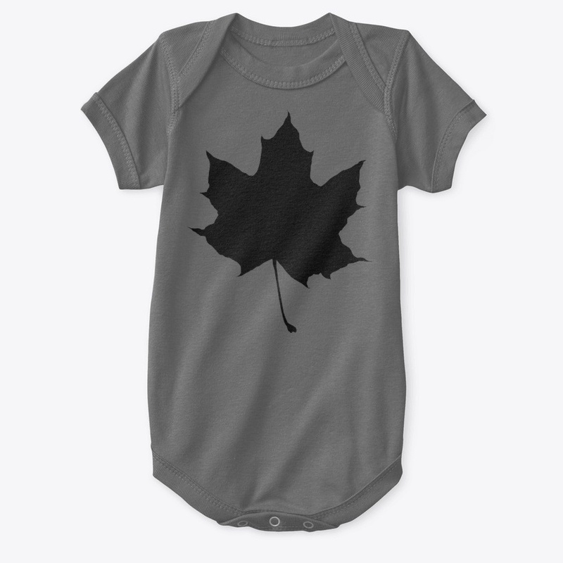 Silhouette of a maple leaf