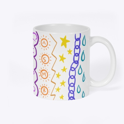 Doodle Mug White Camiseta Back