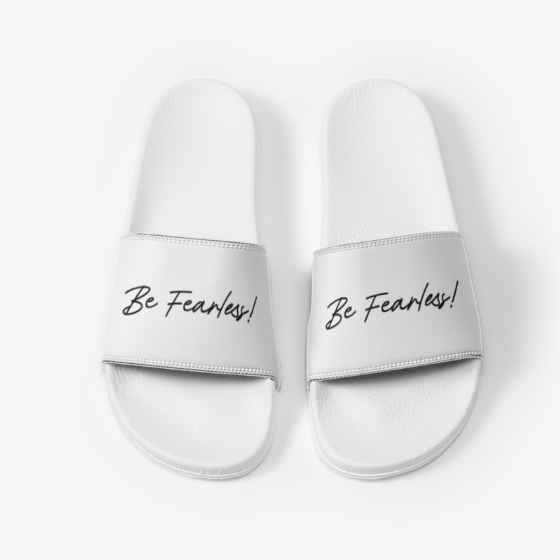  "Be Fearless" Bold Print T-Shirt 