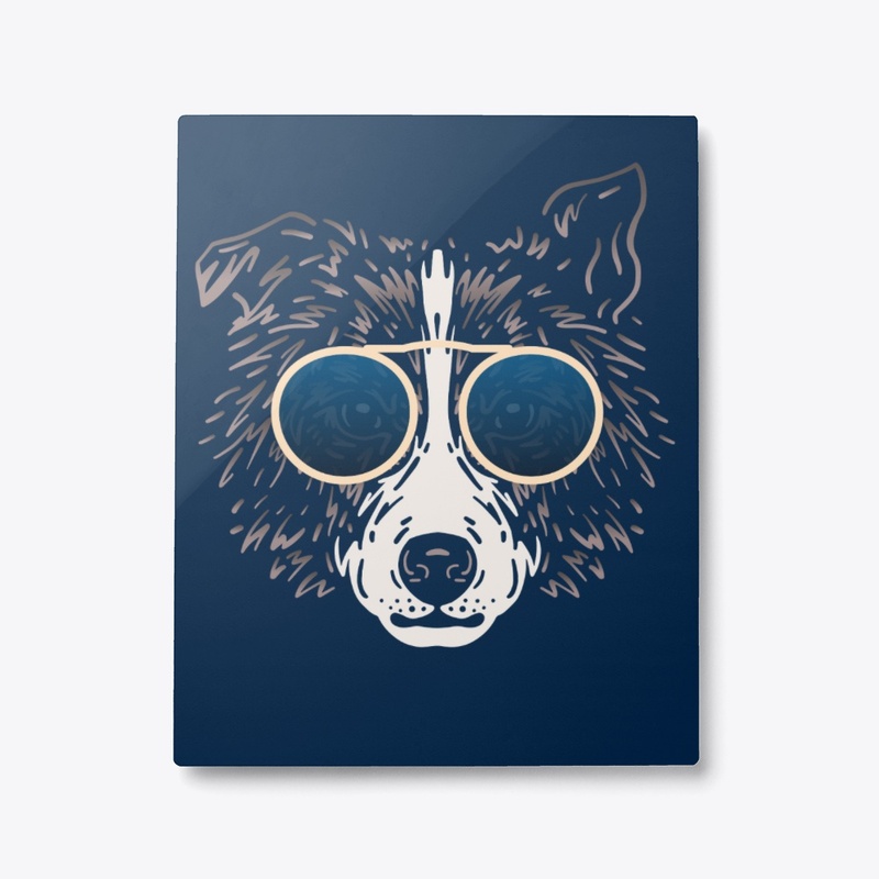 Cute Dog in Sunglasses (Colored+sg08)