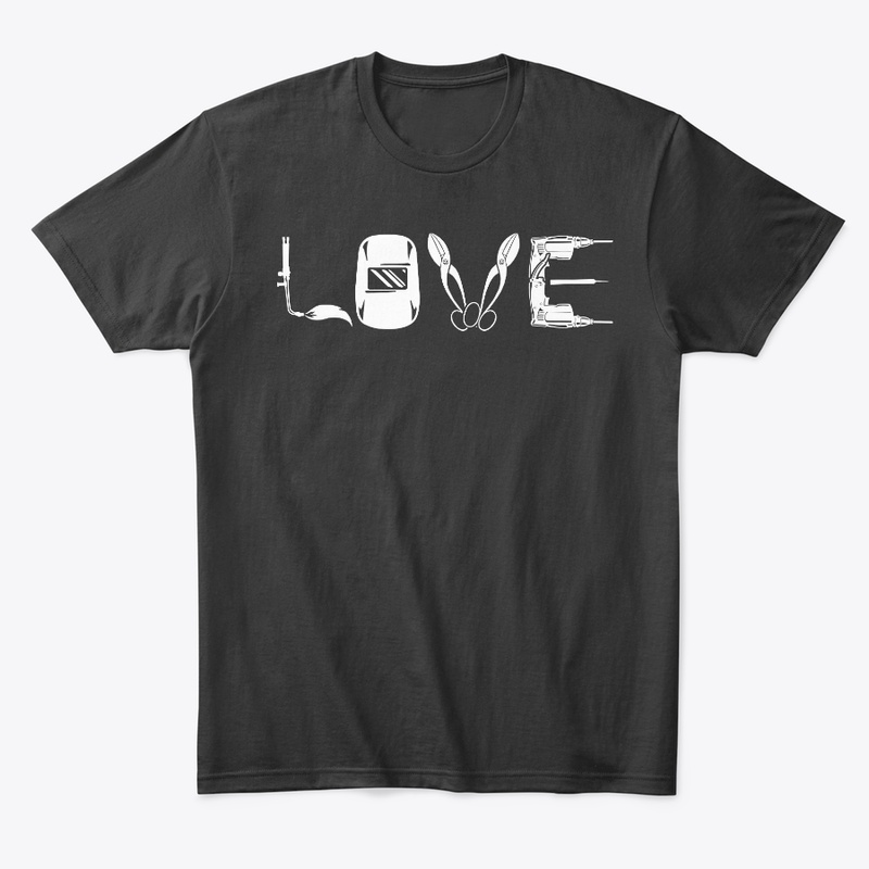 Love Sheet Metal Worker Shirt