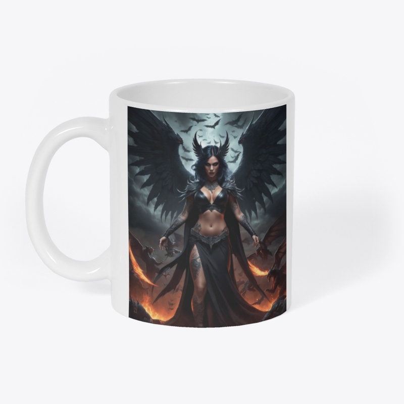 Fierce Winged Demoness Unleashed
