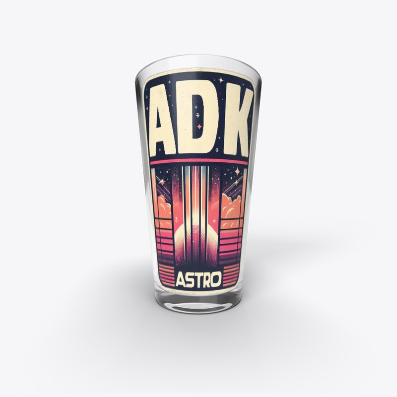 ADK Astro: Retro 1 Design Pint Glass