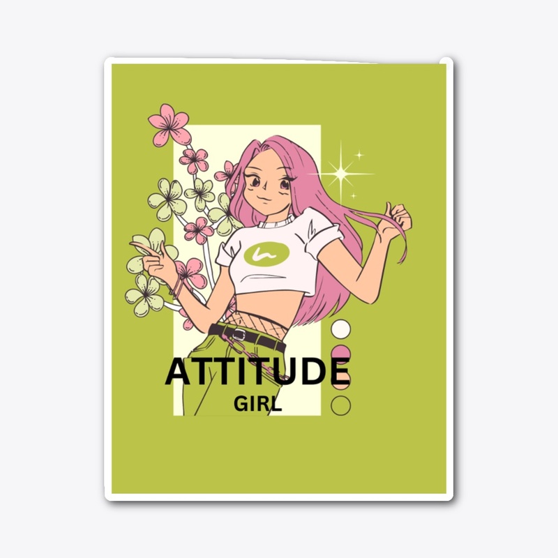 Attitude girl t shirt