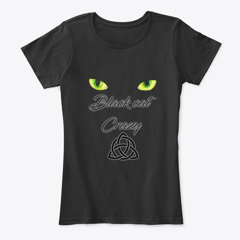 crazy black cat