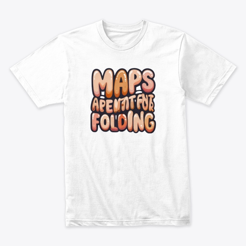 Maps Adventures Folding Tee"usa"uk