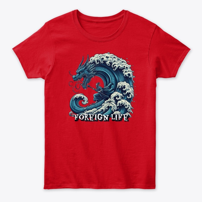 Foreign Life Riding Dragon Wave