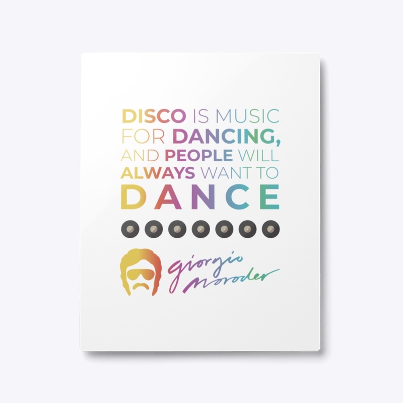Disco is music for dancing