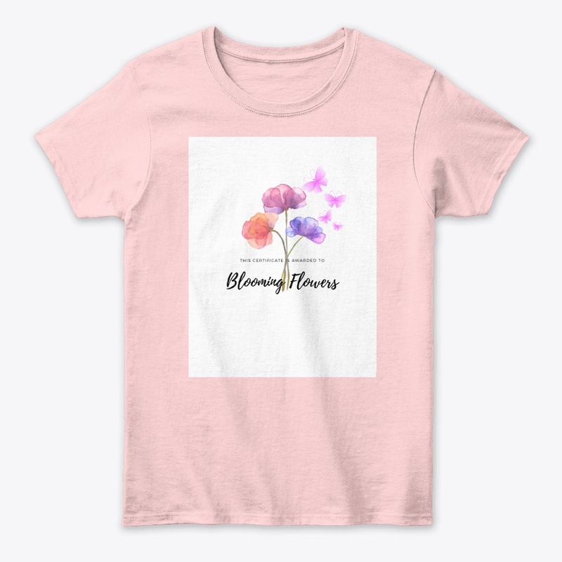 Blooming flowers T-shirt.