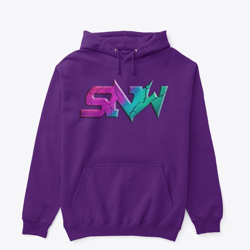 cracked neon snw logo