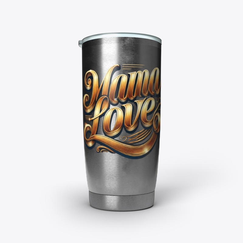 Mama Love Luxury Gold Tee ✨