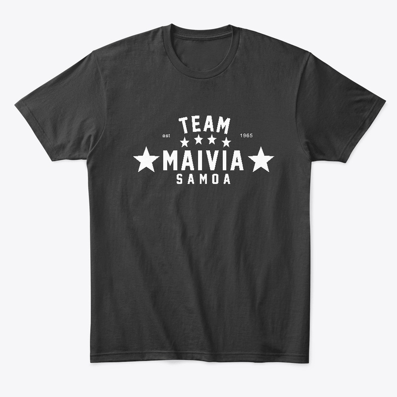 Team Maivia Samoa T Shirt blk