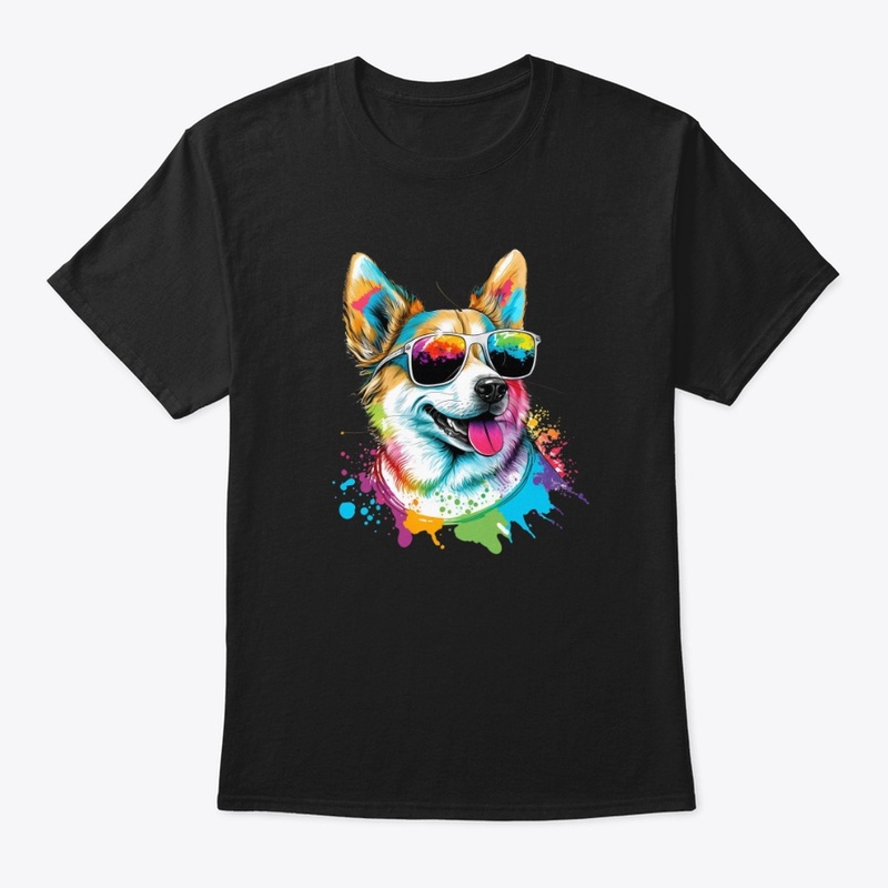Happy Dog wearing Sunglass 2