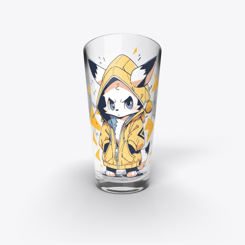 Ninja Fox Hoodie Looking Serious 