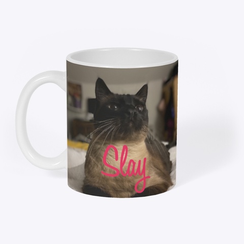 Slay All Day Mug Medium Grey T-Shirt Front