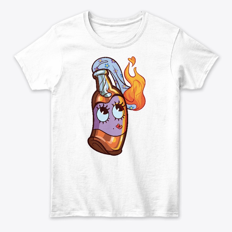 Retro Cartoon Molotov Cocktail