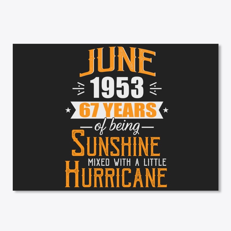 June 1953, 67 Years Anniversary Gift