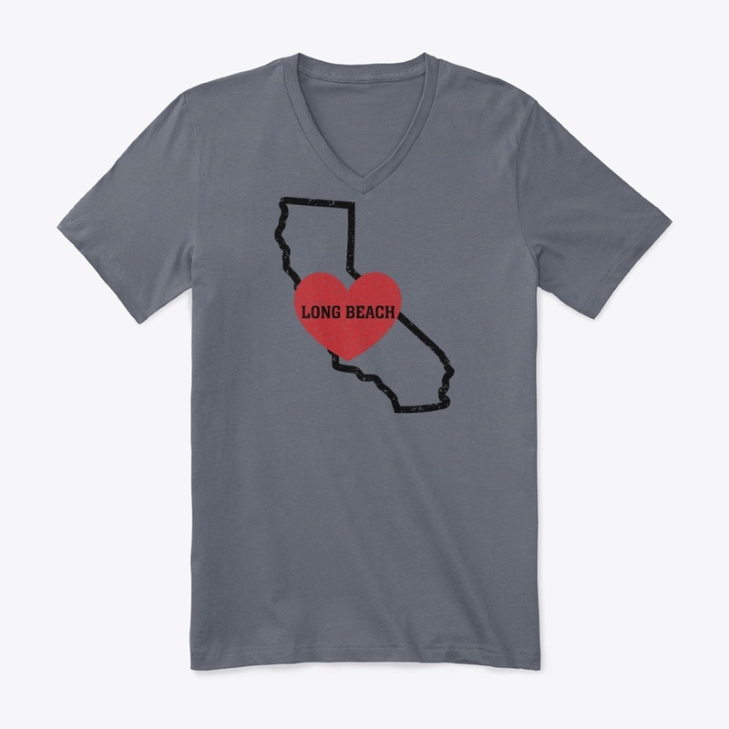 Long Beach California Heart Shirt City 