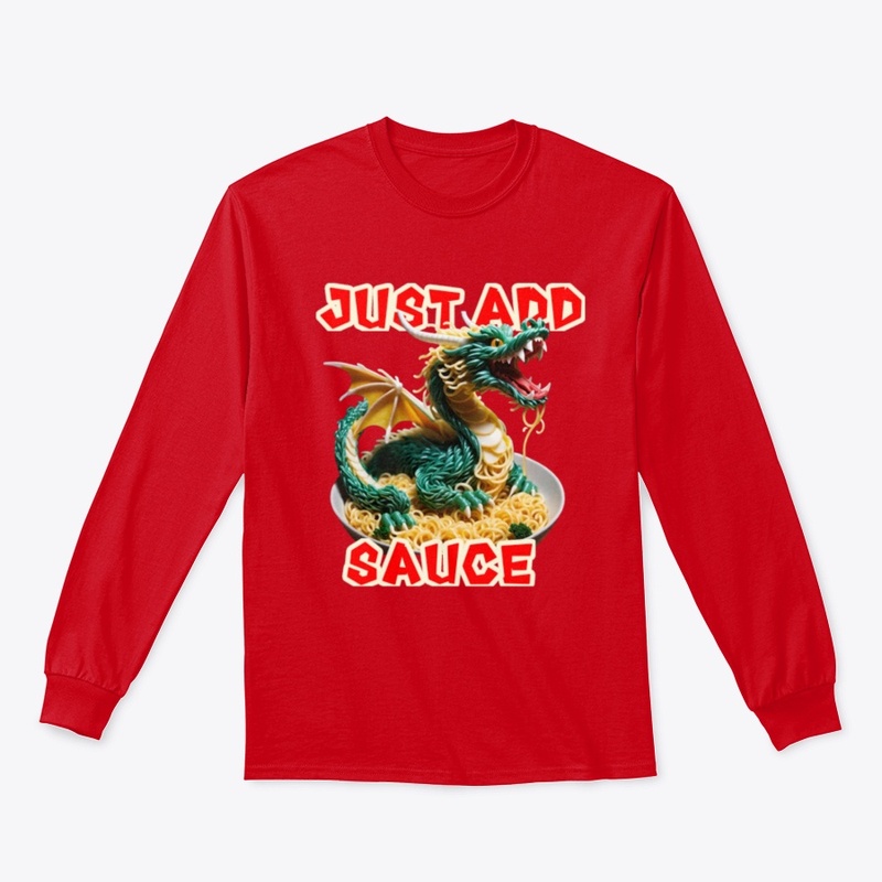 Just add sauce funny dragon noodles 