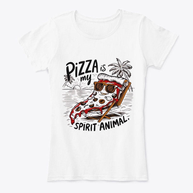 Beach Slice: Pizza Lover's Tee
