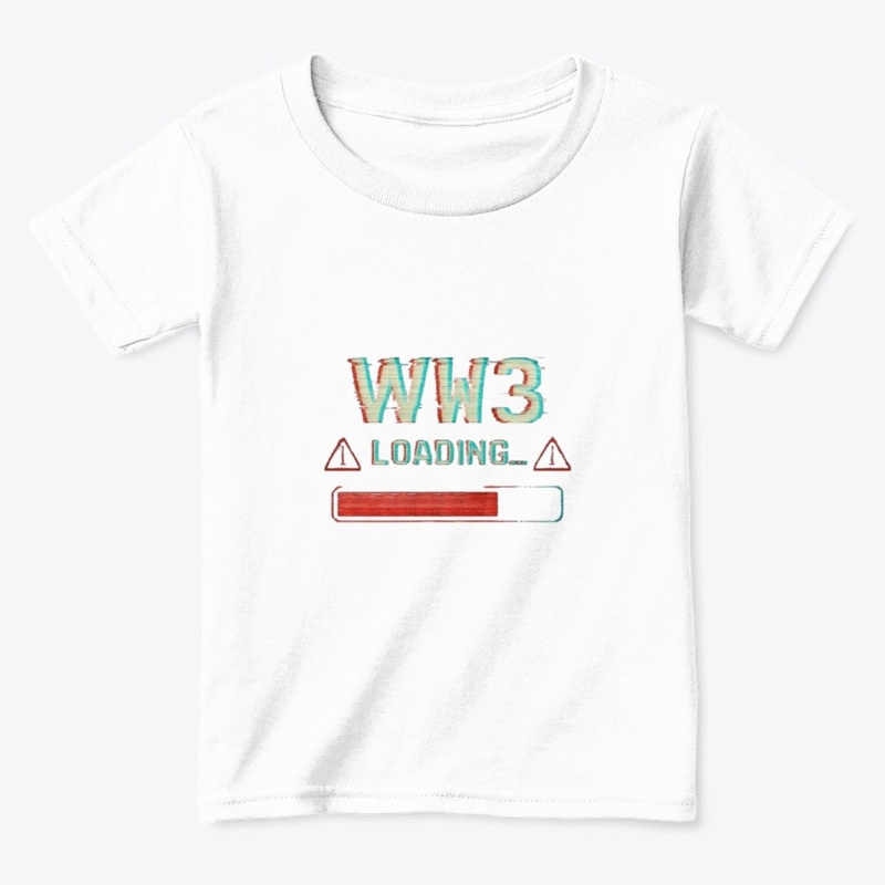 WW3 Loading... Glitch Art Tee