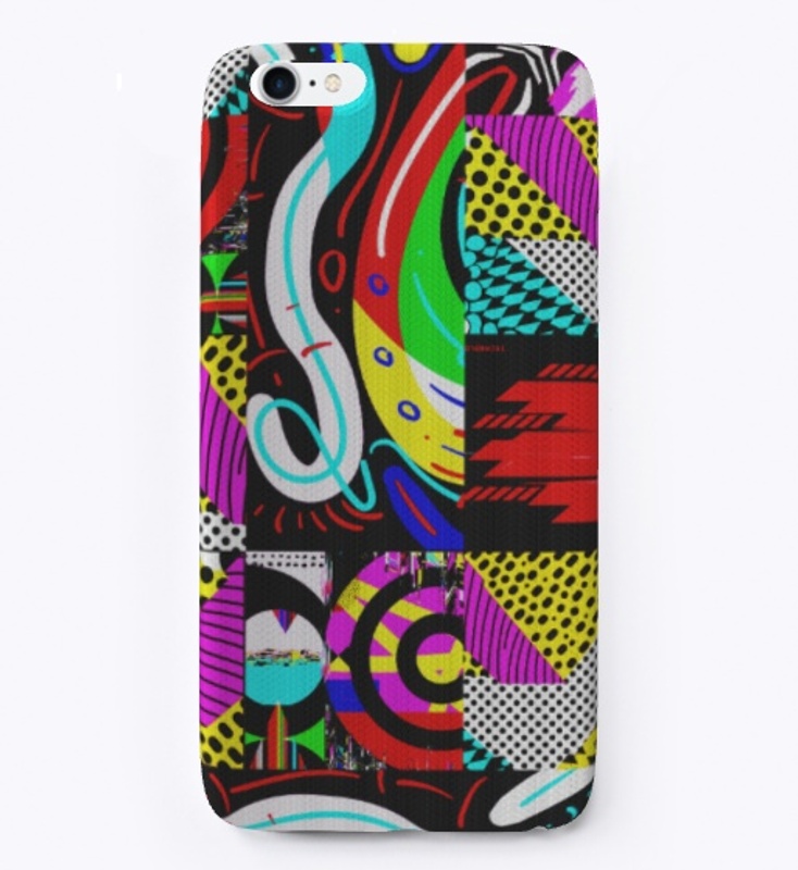 Multicolor Geometric Abstract Pattern 