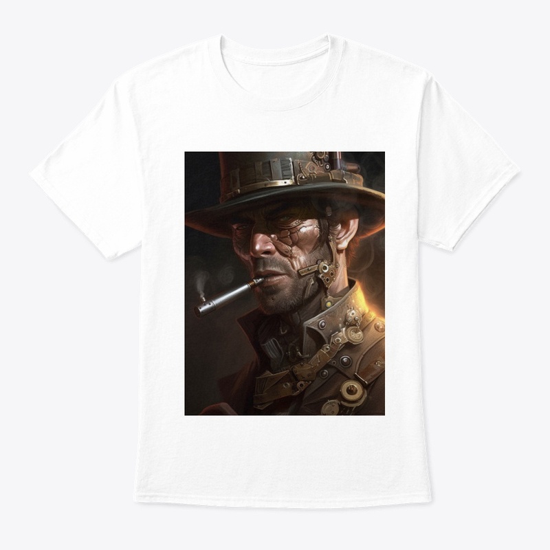 Futuristic, Steampunk Cowboy