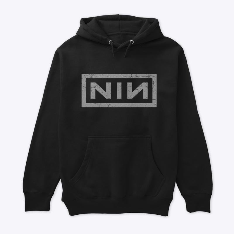 NIN (Distressed in Static Silver)