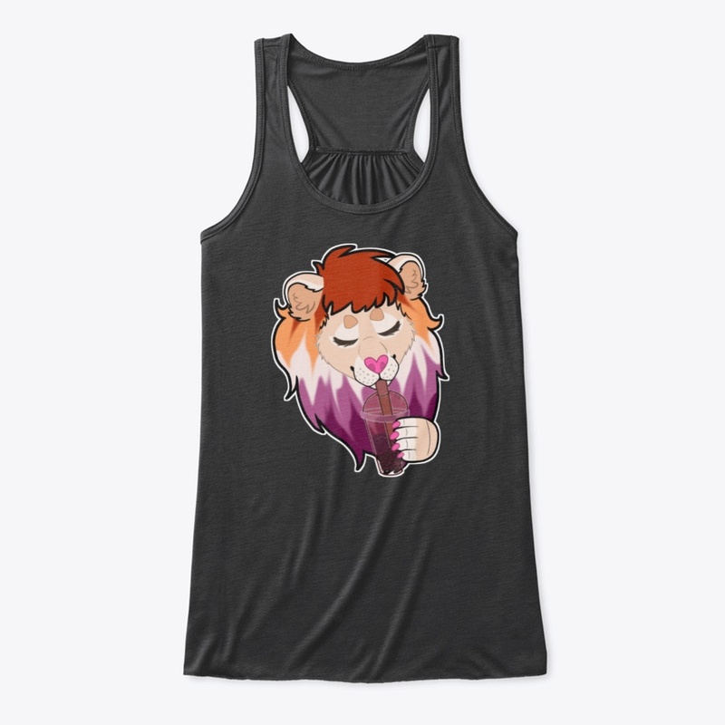Bubble Tea Pride Lion (Lesbian)