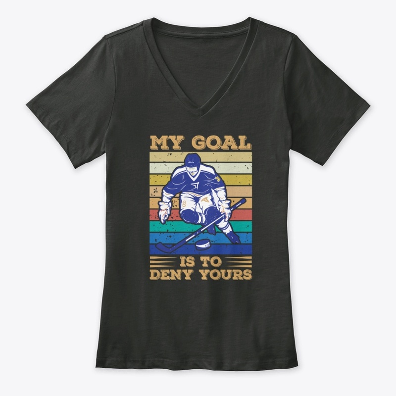 Retro Style Ice Hockey Players T shirt