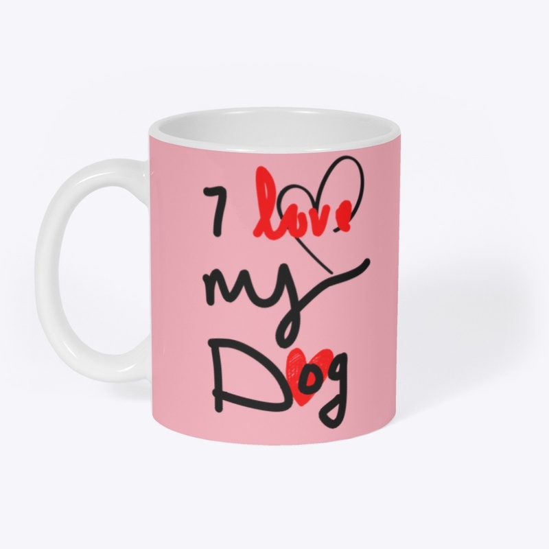I love my dog tee for dog lovers