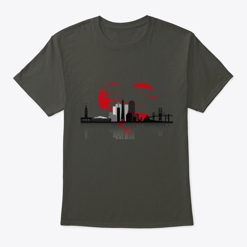 silhouette with heart