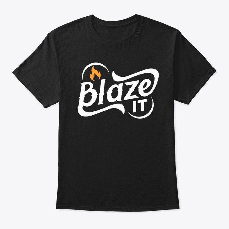 Blaze It! White on Black 2