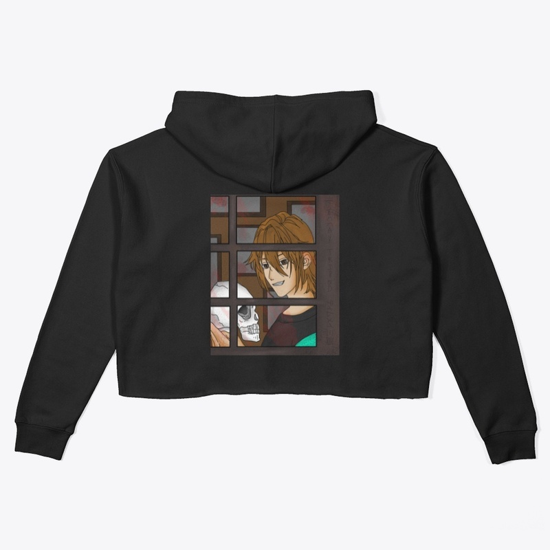 Timmay the mad artist crop hoodie