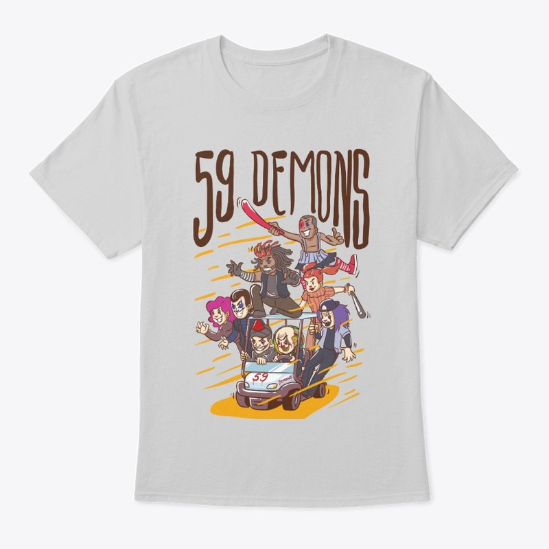 59 Demons on a golf cart Logo